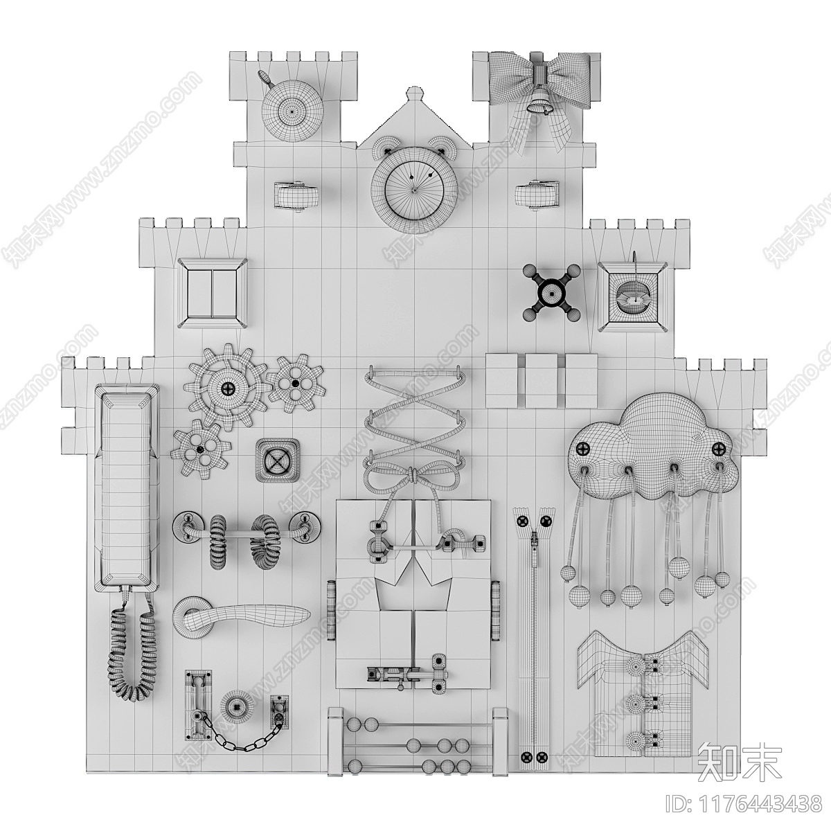 现代玩具3D模型下载【ID:1176443438】