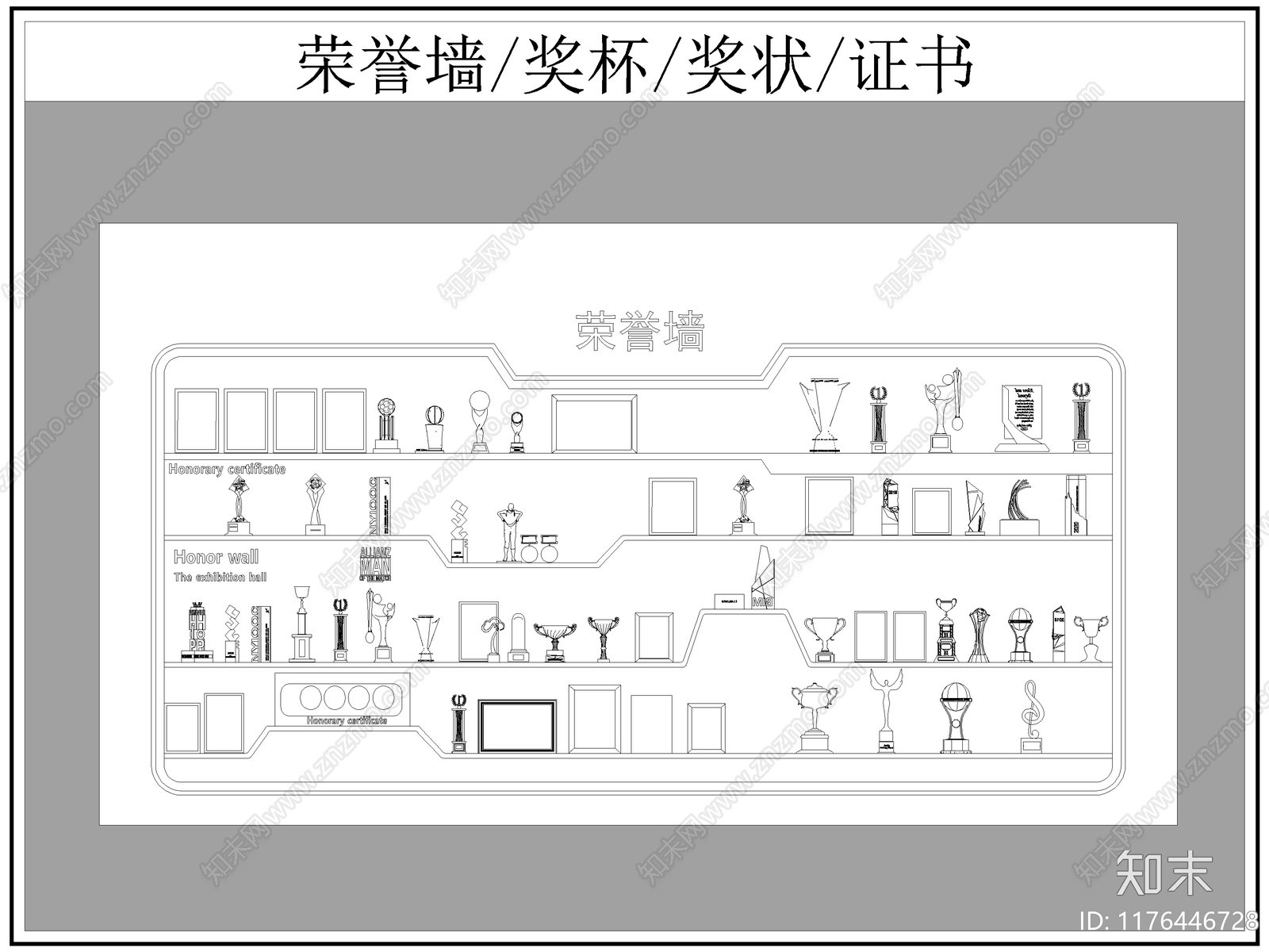 现代背景墙cad施工图下载【ID:1176446728】