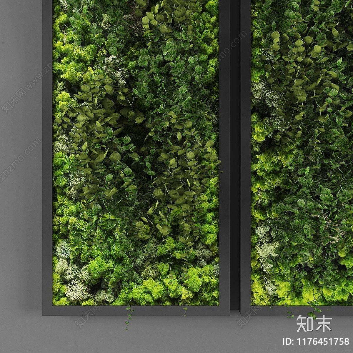 绿植墙3D模型下载【ID:1176451758】