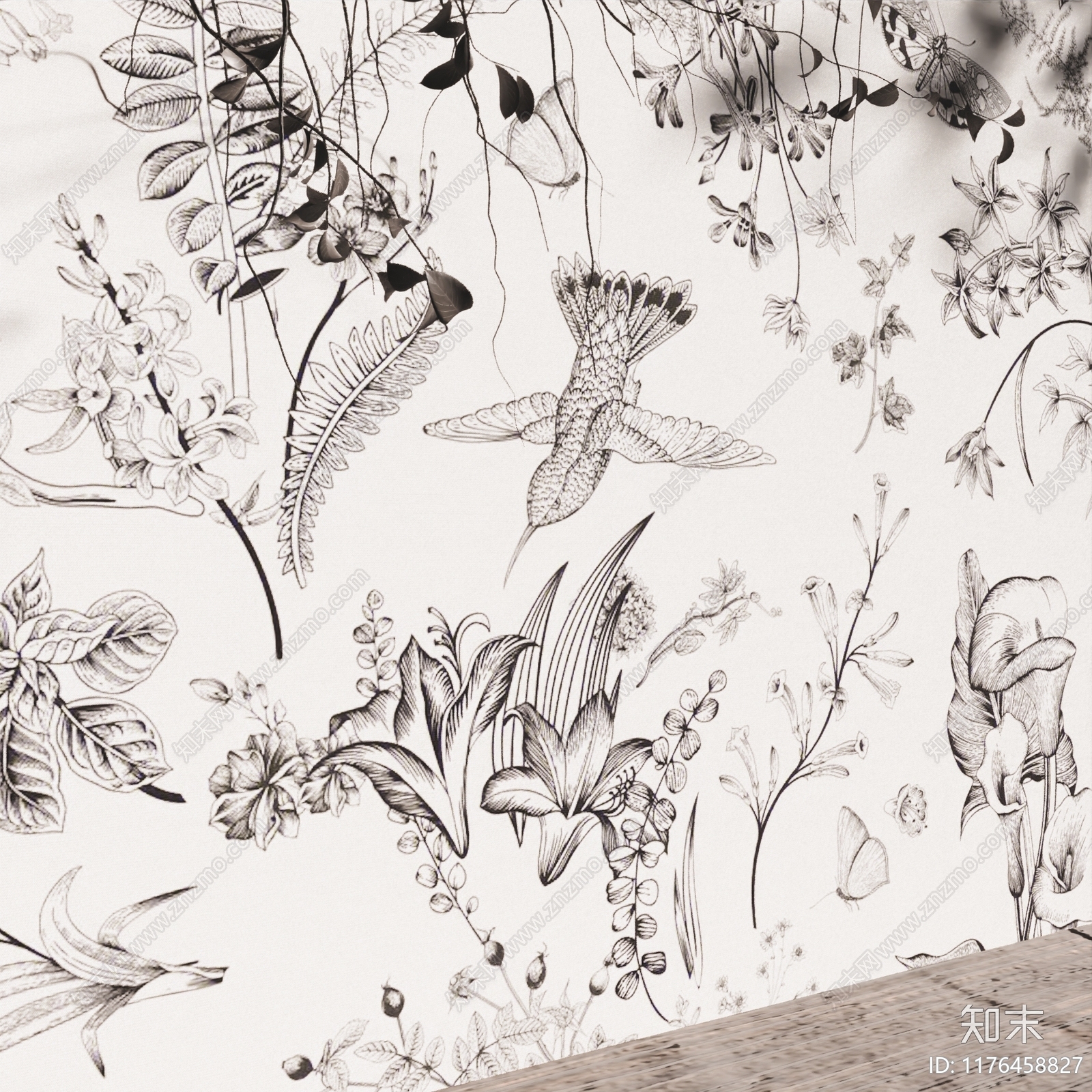 墙纸贴图下载【ID:1176458827】