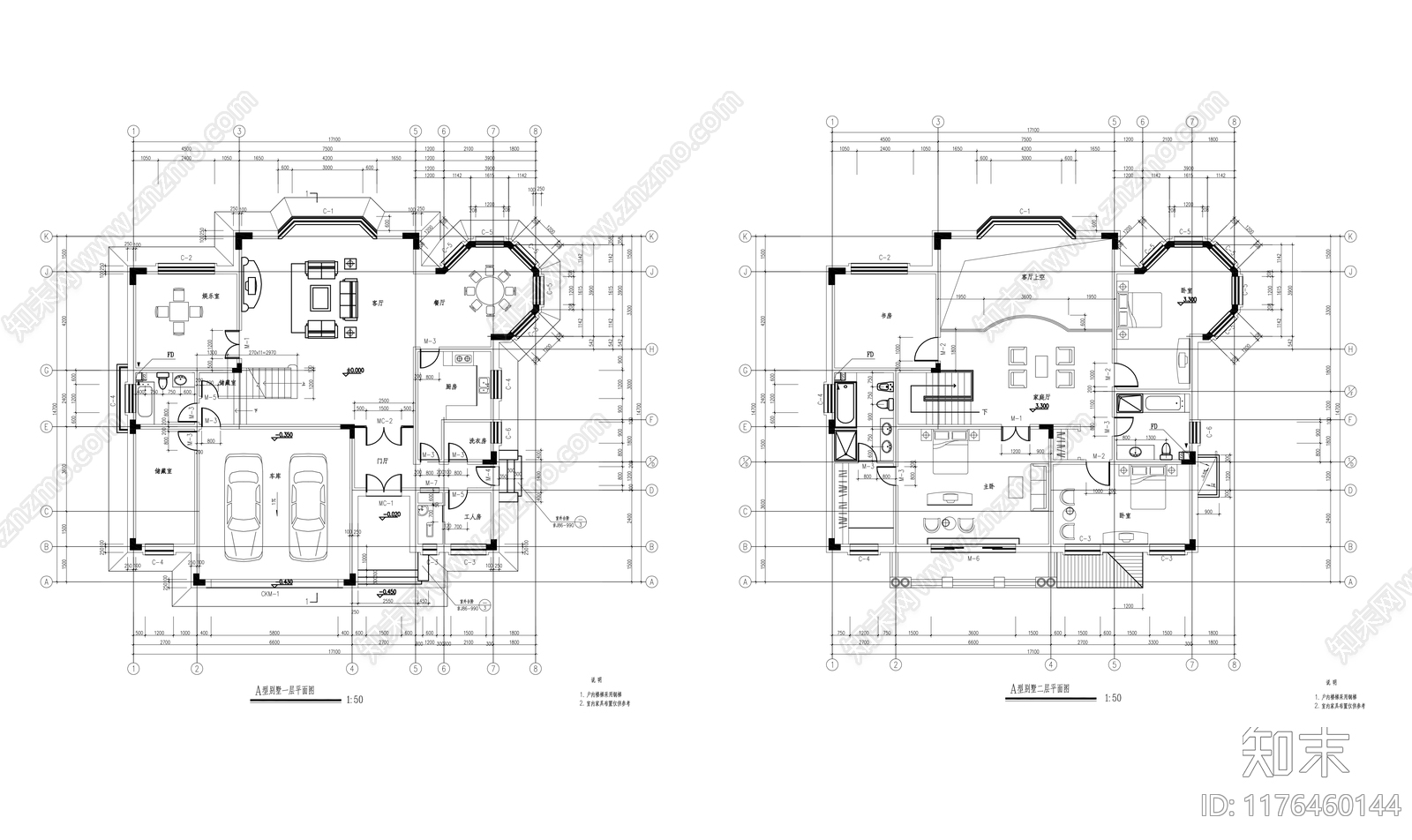 建筑平面图施工图下载【ID:1176460144】