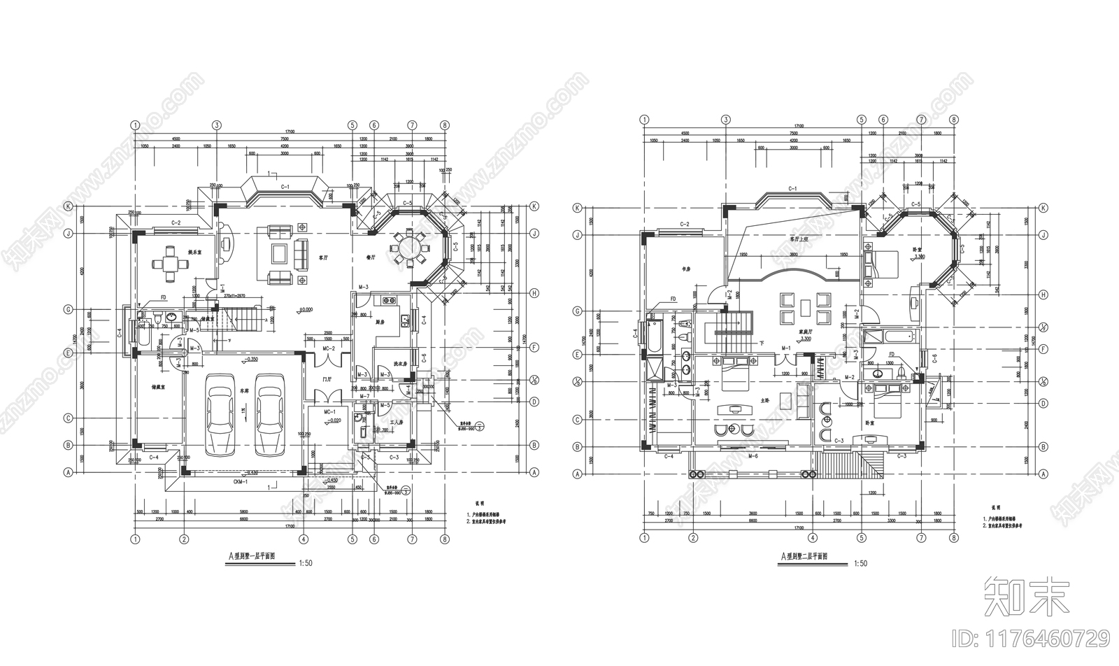 建筑平面图施工图下载【ID:1176460729】