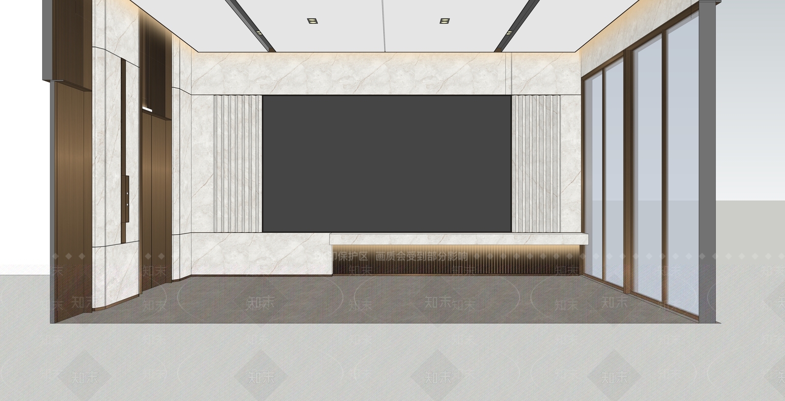 现代中餐厅SU模型下载【ID:1176473293】