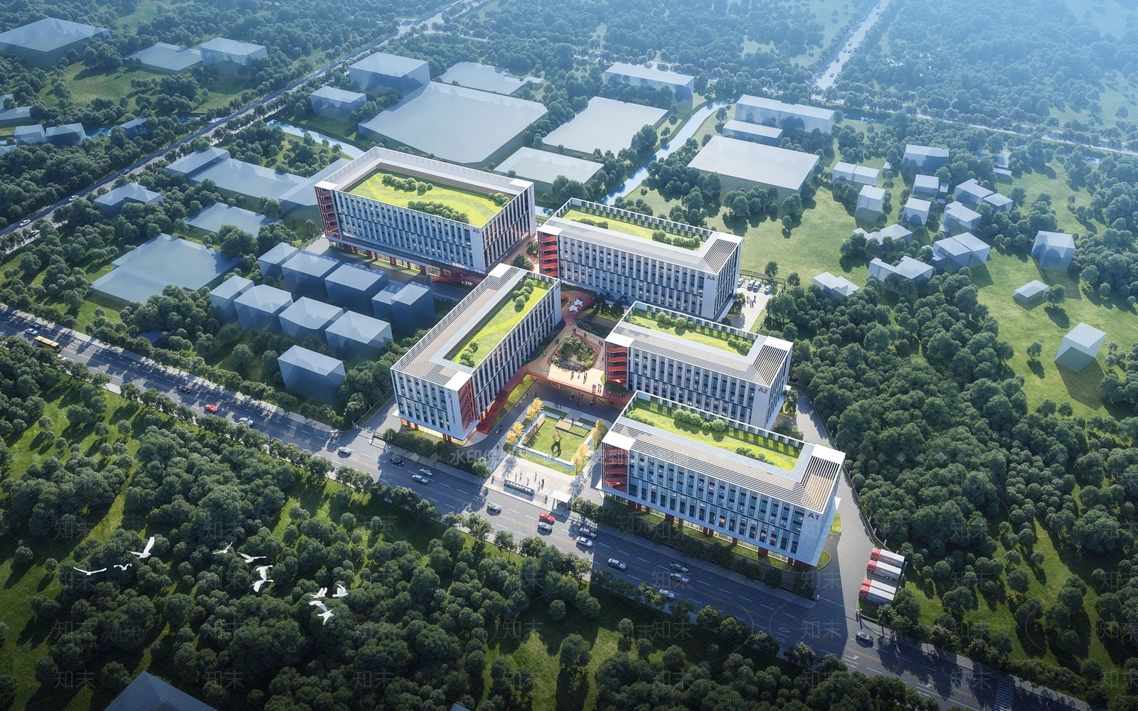 现代厂房SU模型下载【ID:1176680613】
