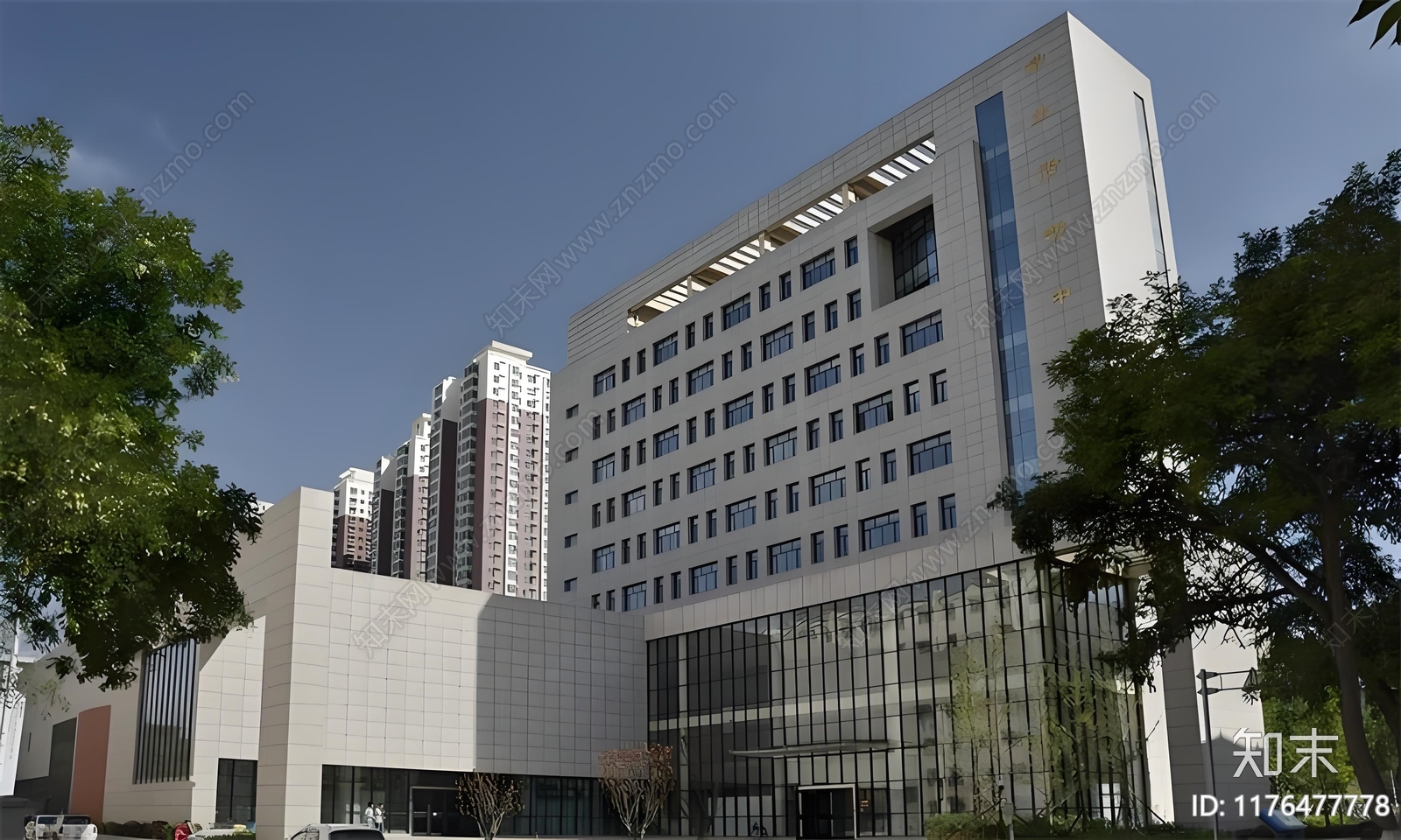 现代学校建筑cad施工图下载【ID:1176477778】