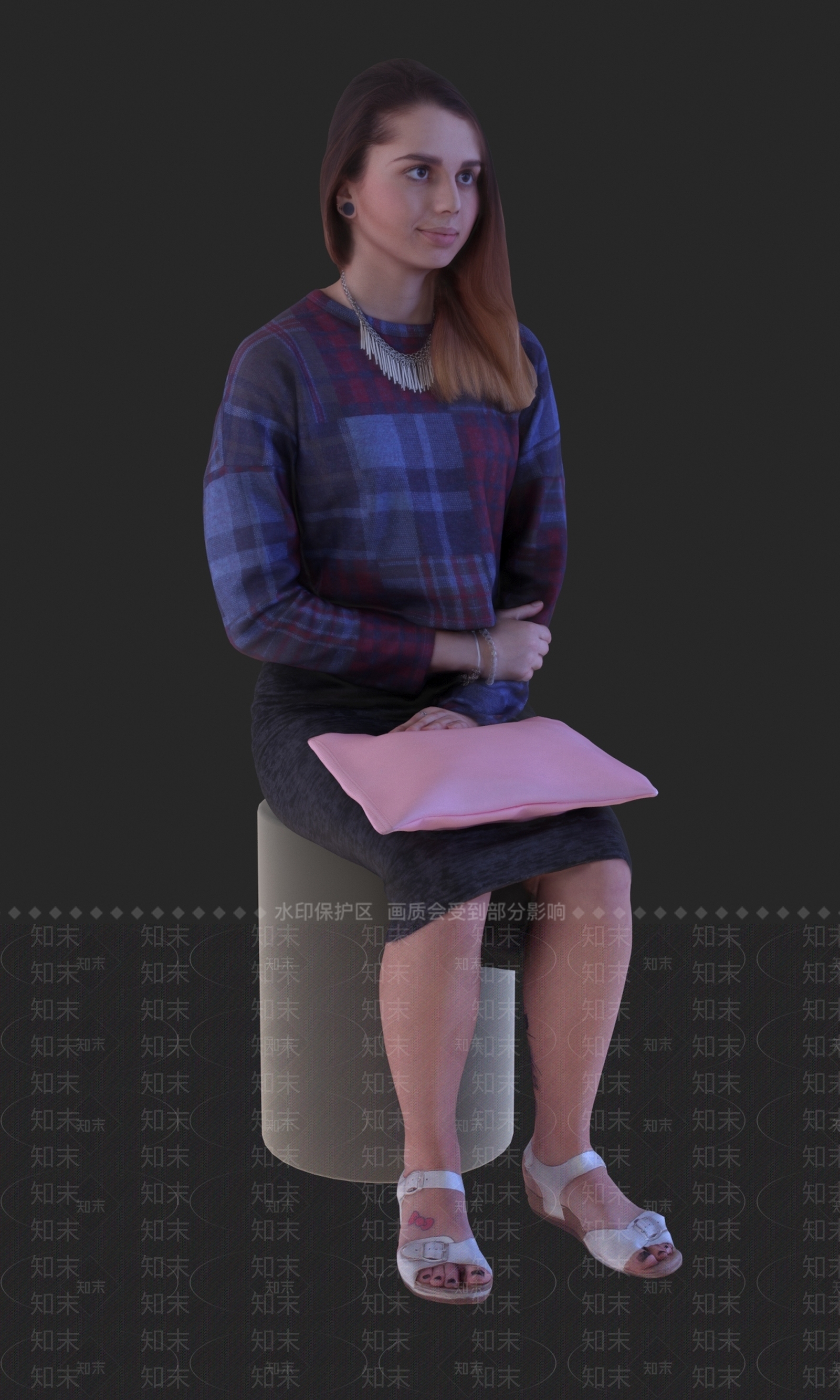 女人3D模型下载【ID:1176478647】