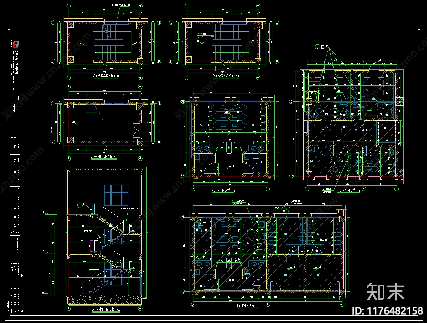 现代简约其他文化建筑施工图下载【ID:1176482158】