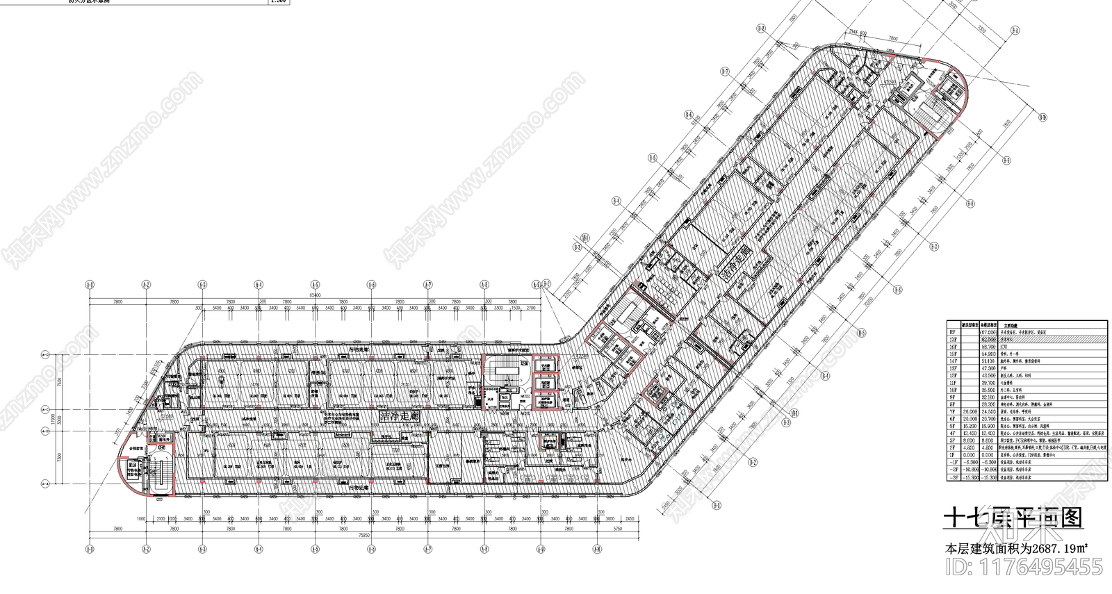 现代医院建筑施工图下载【ID:1176495455】