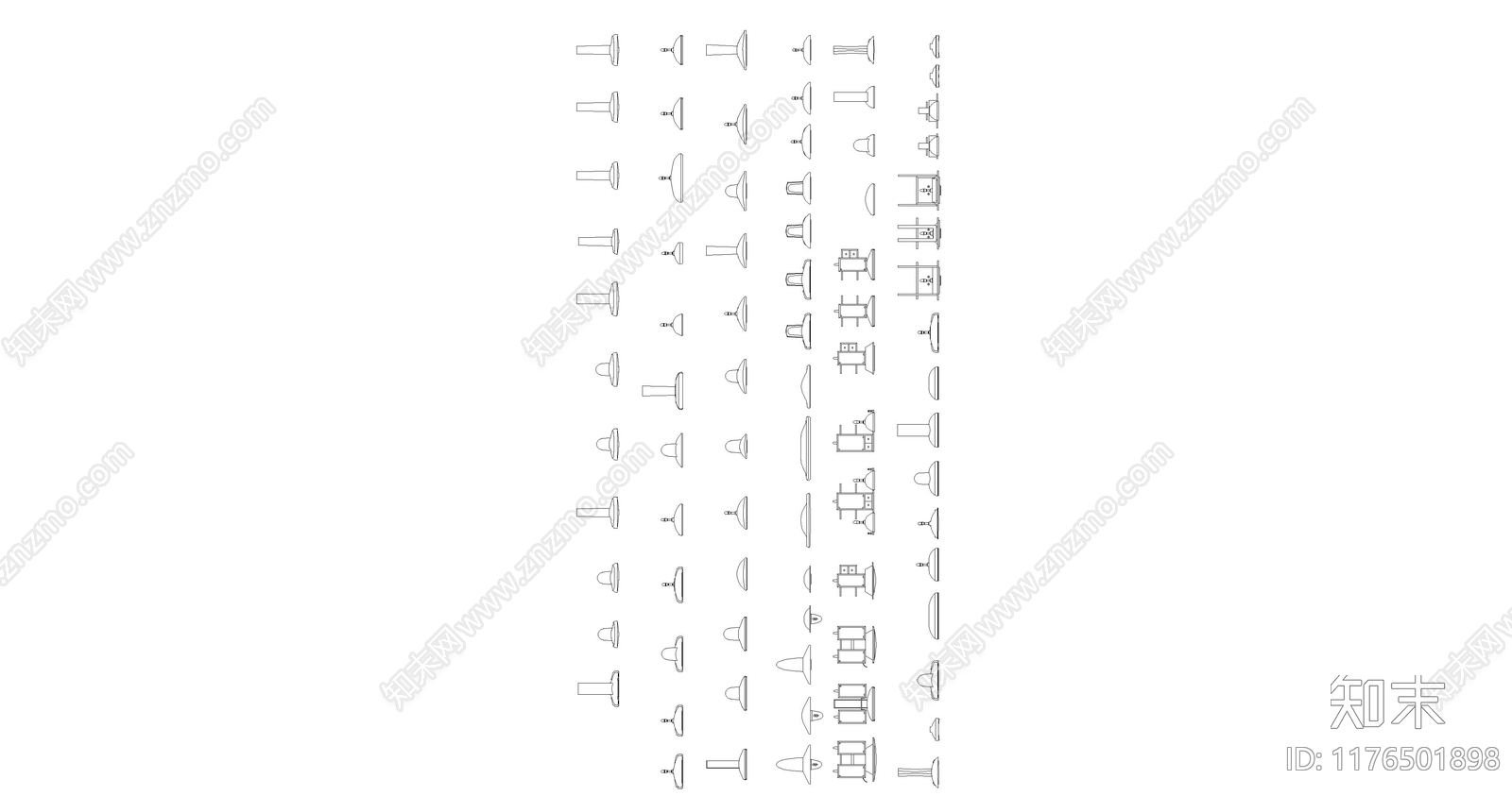 现代卫浴设施cad施工图下载【ID:1176501898】