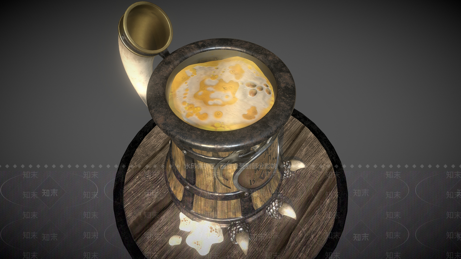 酒水食物3D模型下载【ID:1176520978】