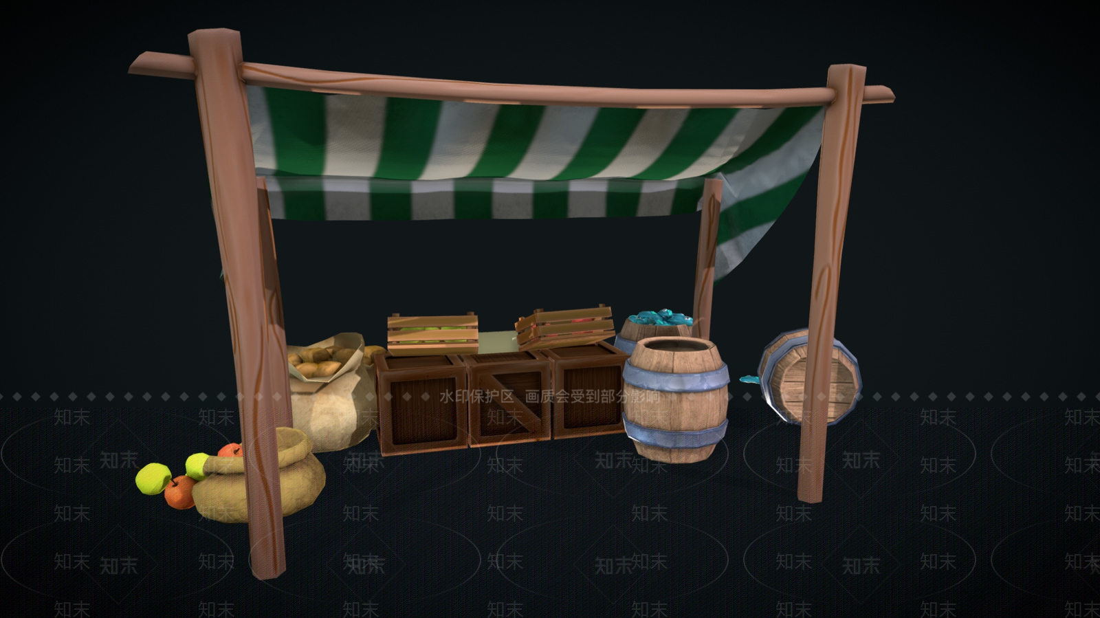 现代艺术风格建筑3D模型下载【ID:1176522580】