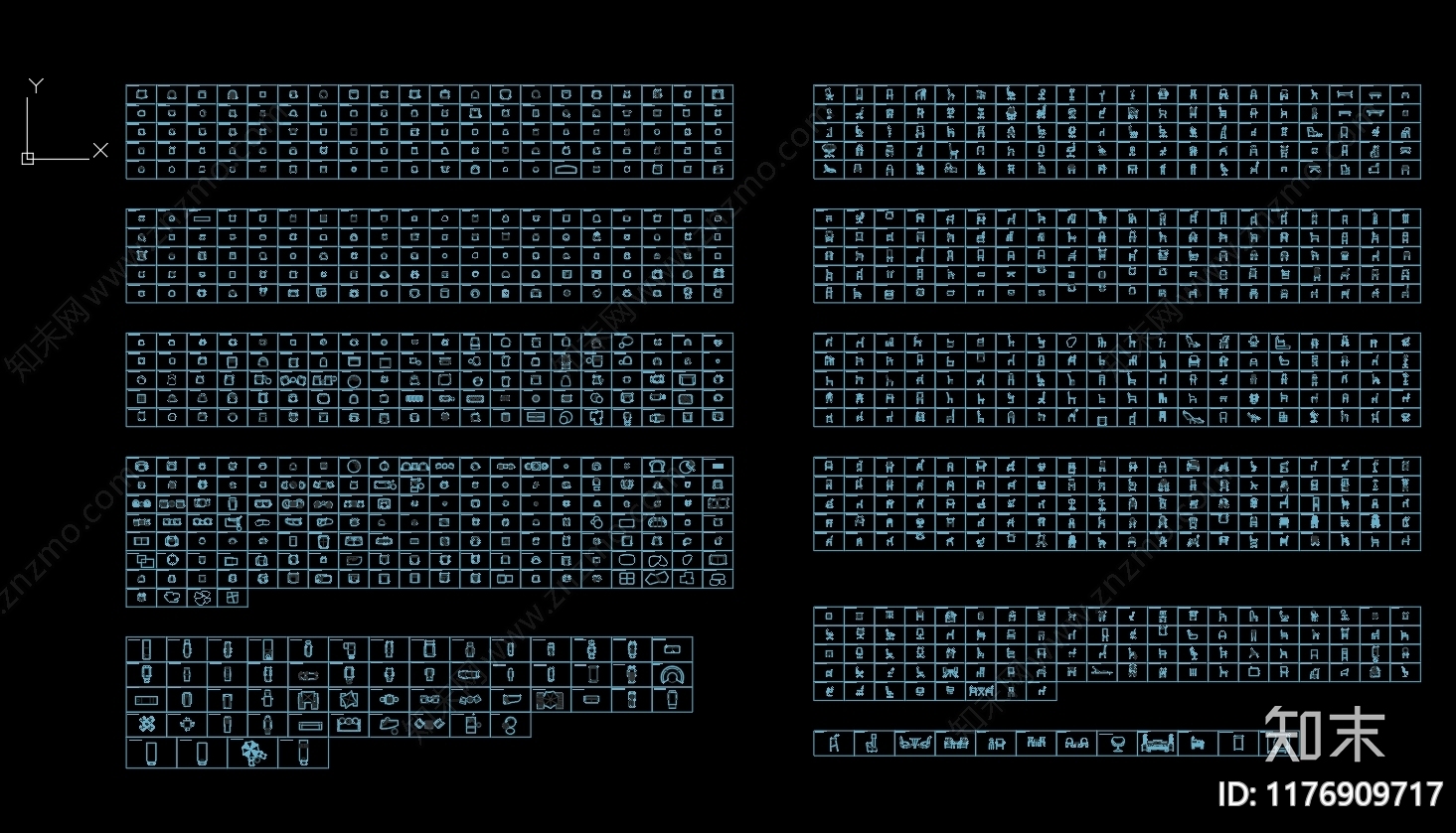 现代极简椅子施工图下载【ID:1176909717】