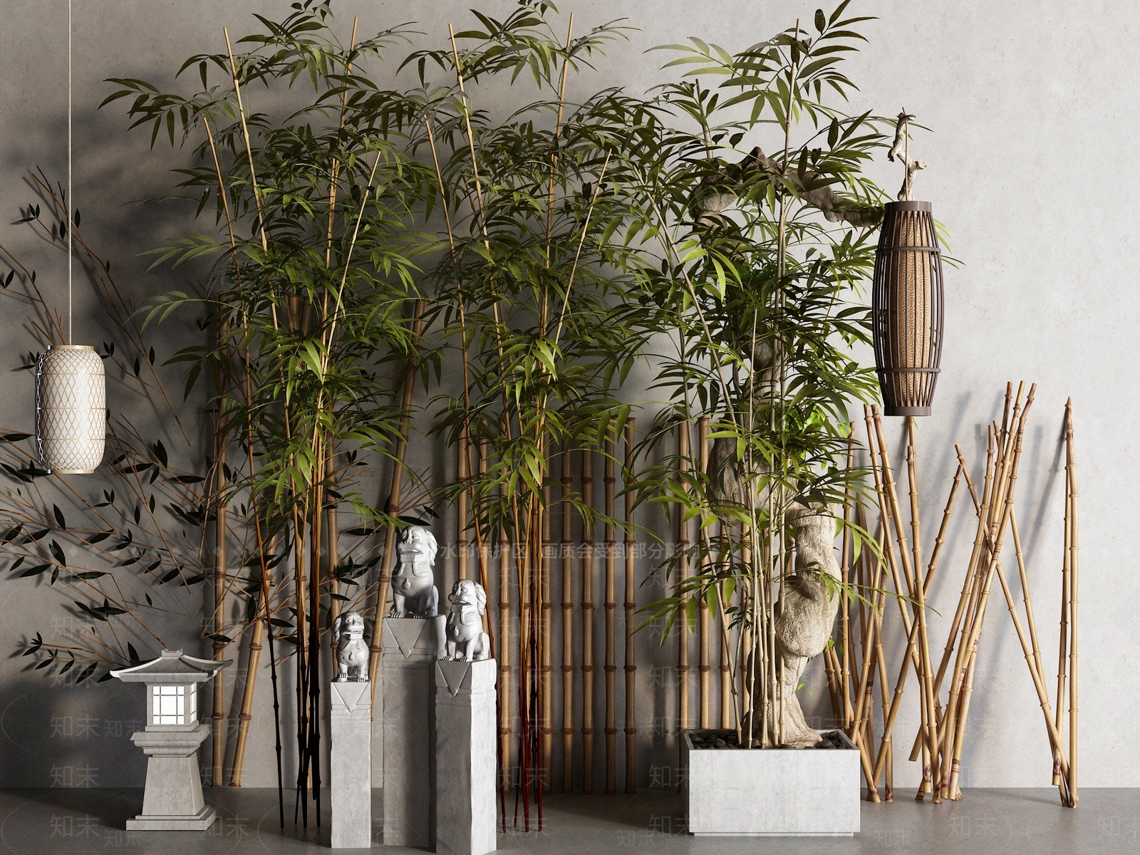 竹子3D模型下载【ID:1176528859】