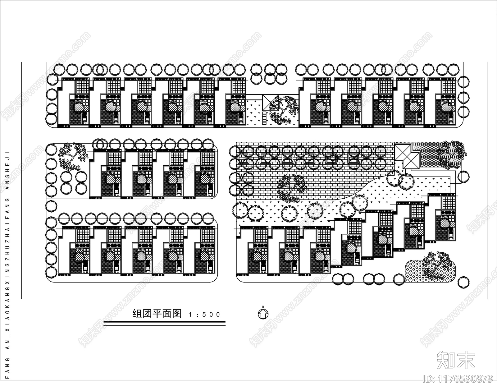 现代商业景观cad施工图下载【ID:1176530879】