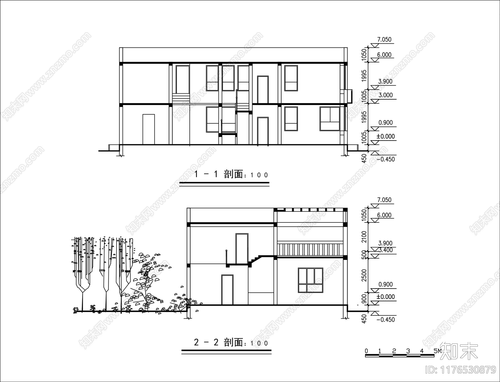 现代商业景观cad施工图下载【ID:1176530879】