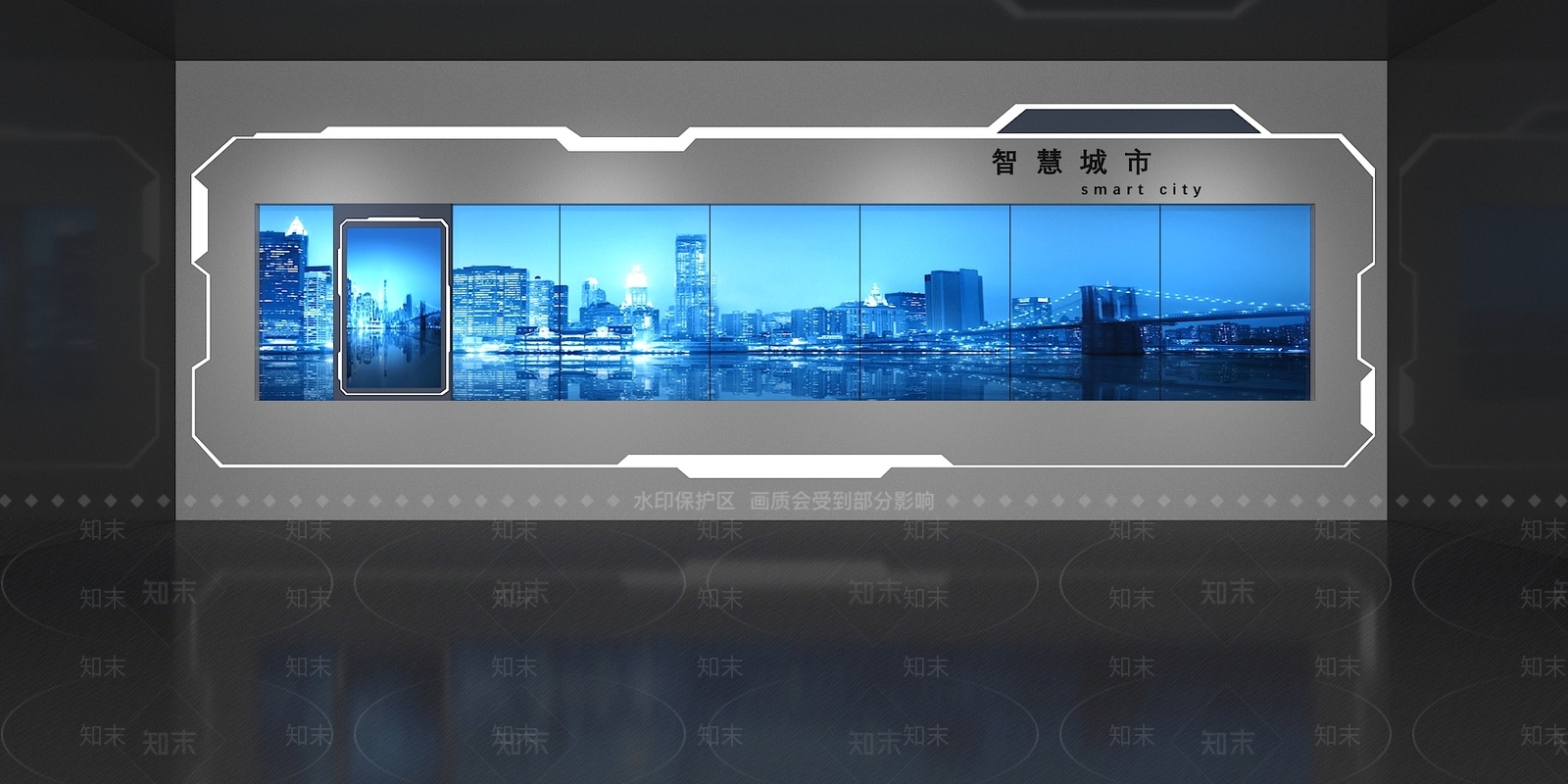 现代科技展厅SU模型下载【ID:1176553762】