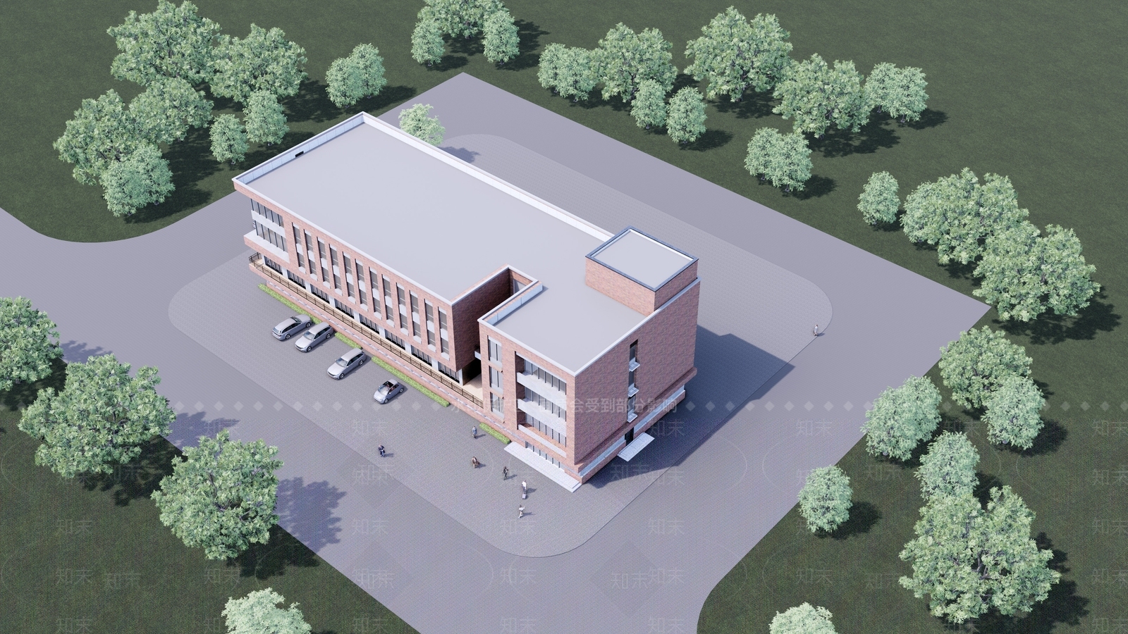 现代小公建SU模型下载【ID:1176557459】