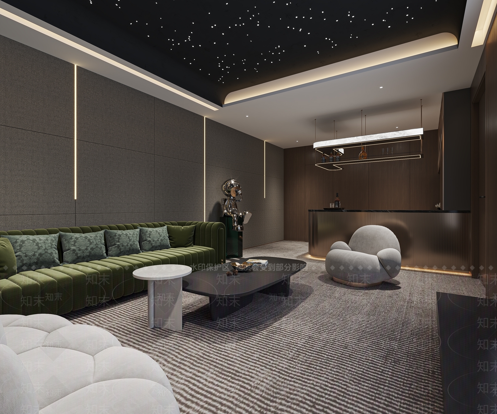 现代影音室3D模型下载【ID:1176559353】