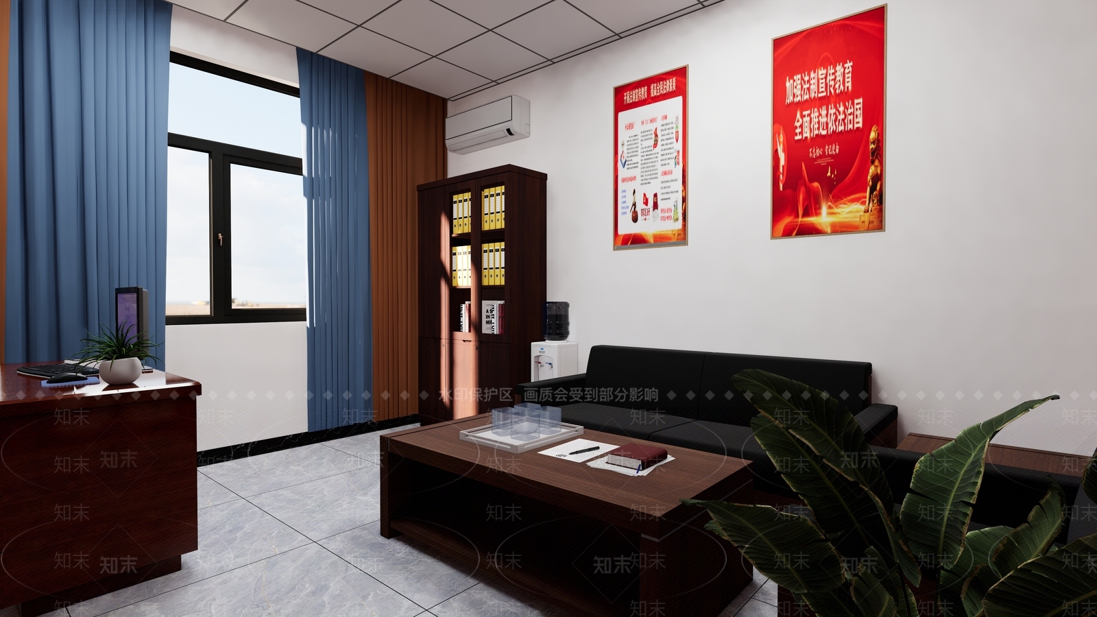 现代会议室SU模型下载【ID:1176572154】