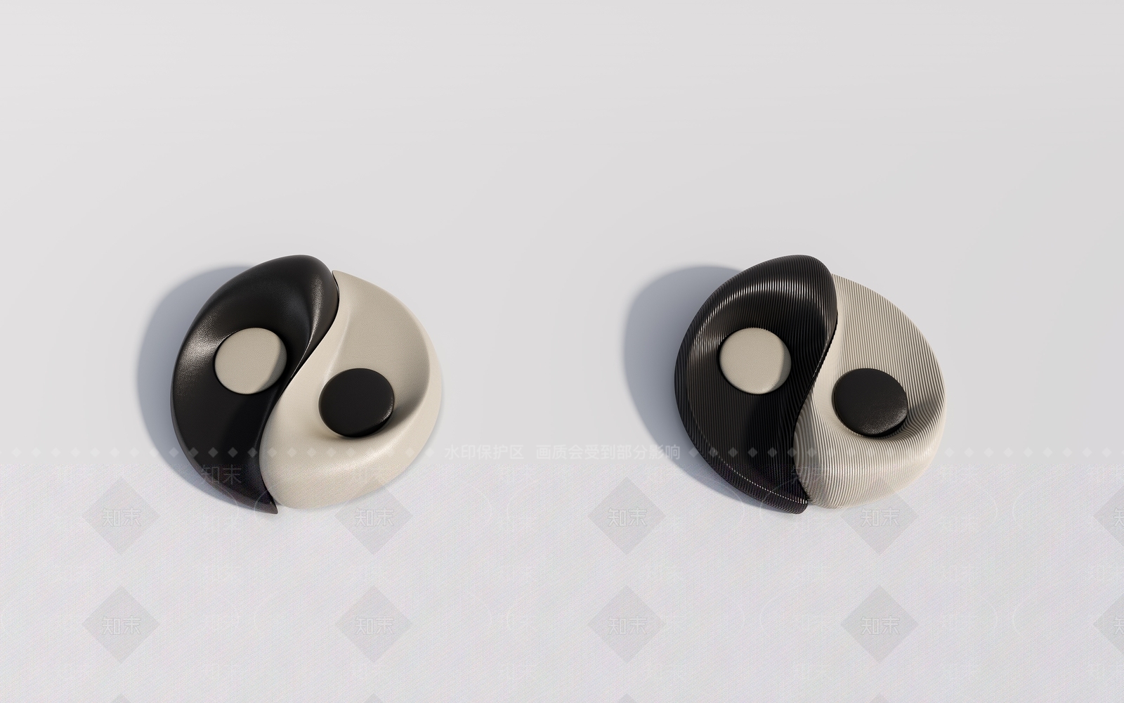 现代卡座沙发3D模型下载【ID:1176574257】