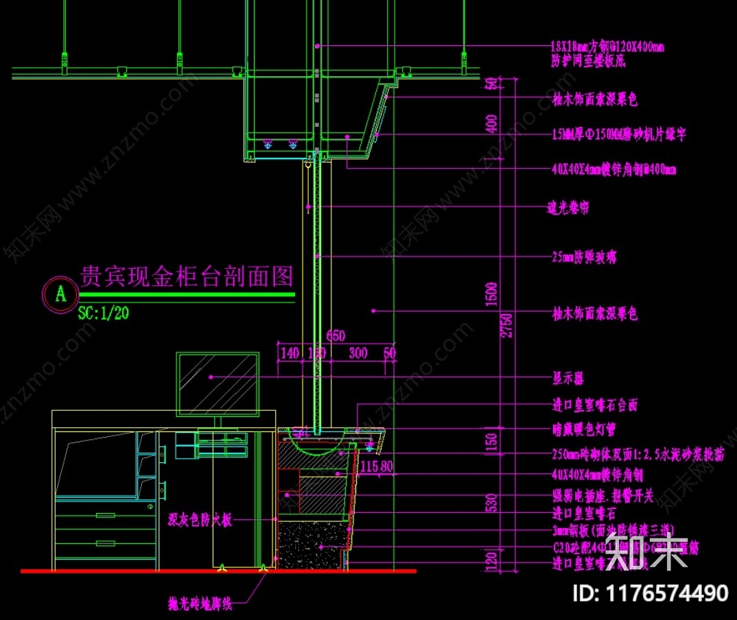 现代银行施工图下载【ID:1176574490】