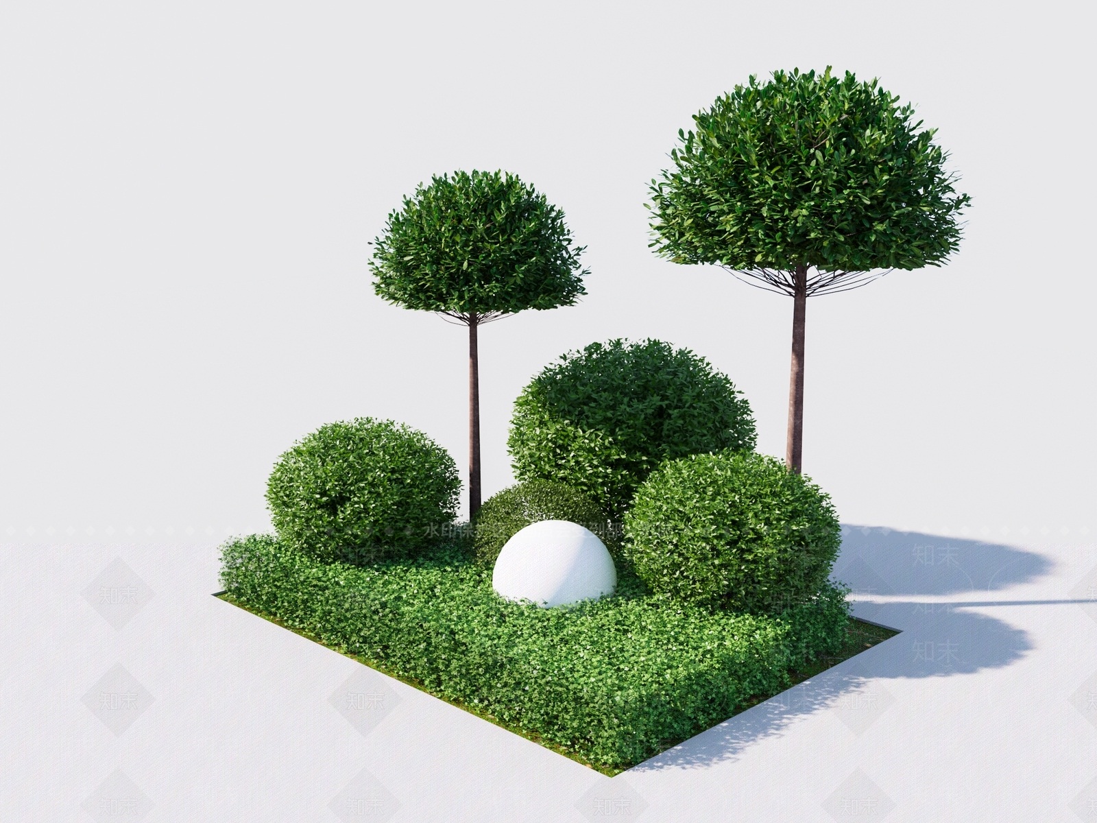 灌木SU模型下载【ID:1176581290】