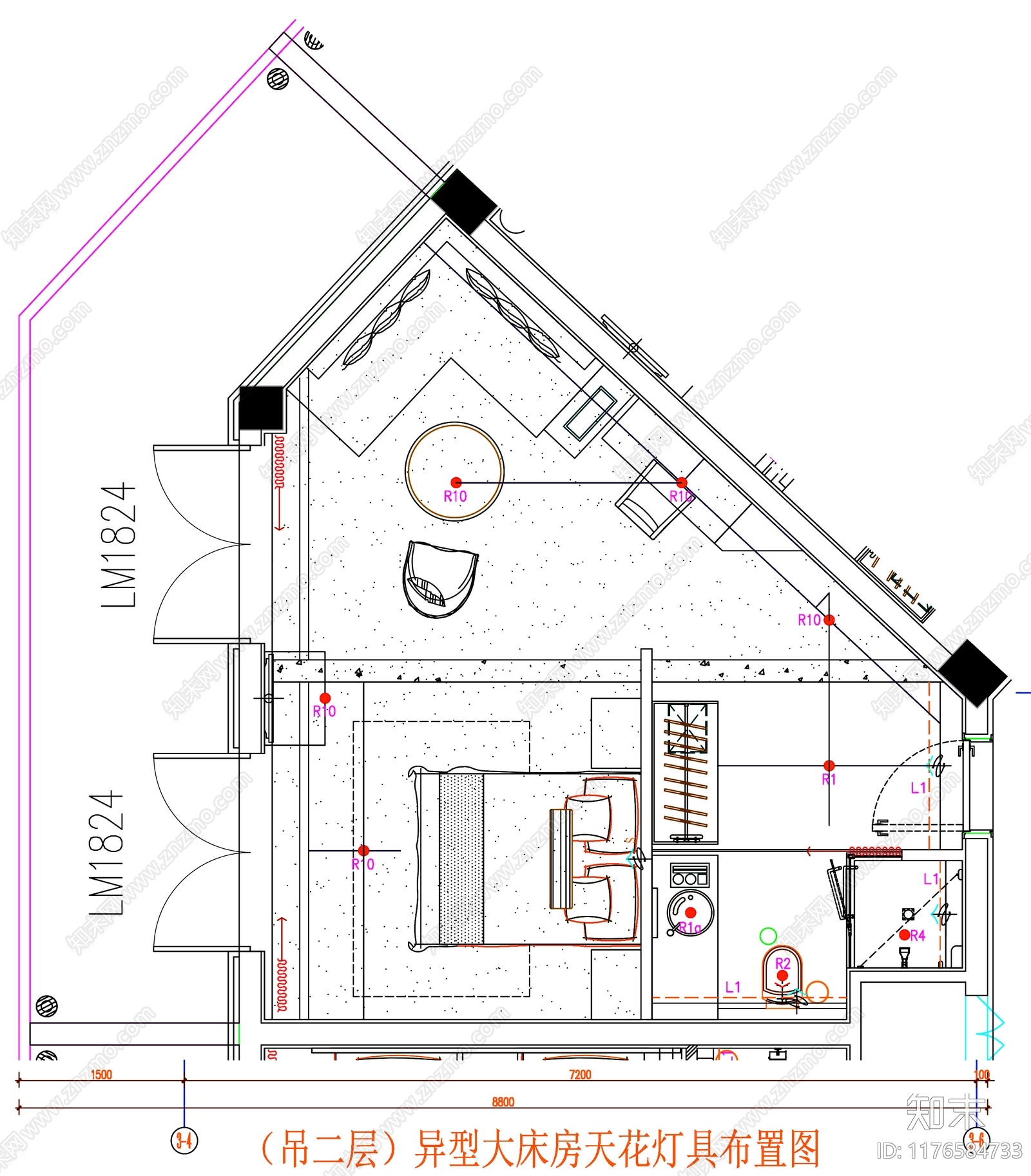 现代工装图库cad施工图下载【ID:1176584733】