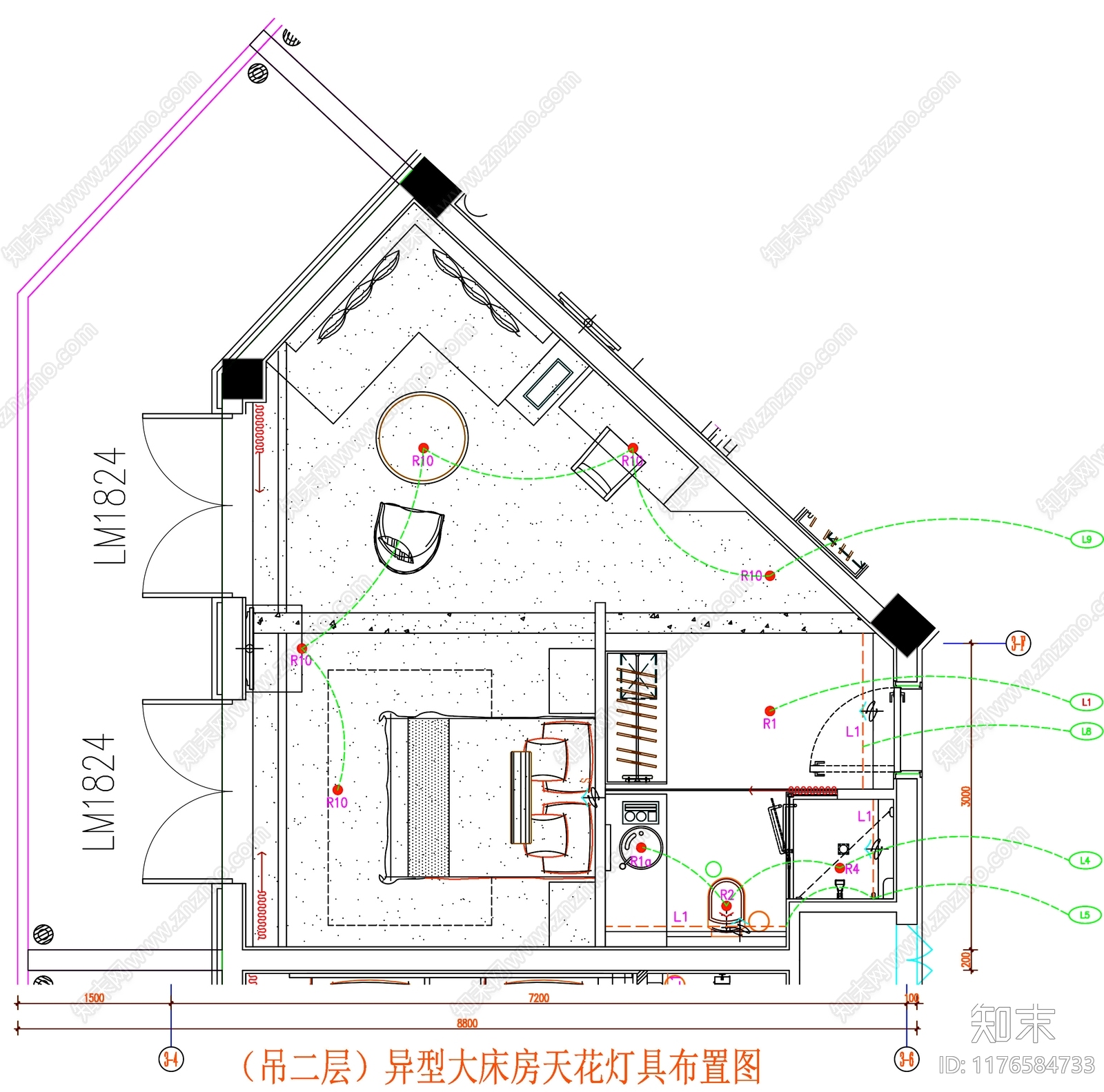 现代工装图库cad施工图下载【ID:1176584733】
