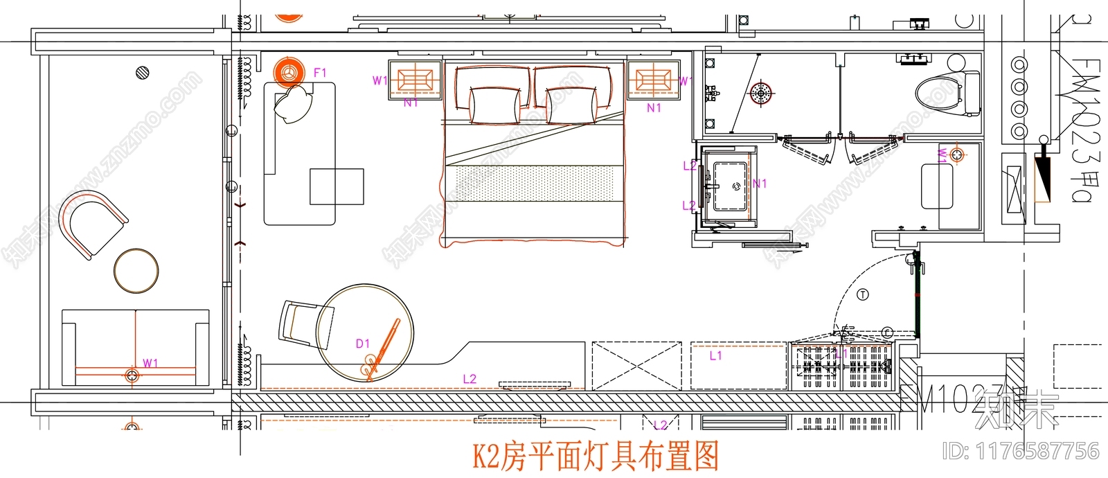 现代工装图库cad施工图下载【ID:1176587756】