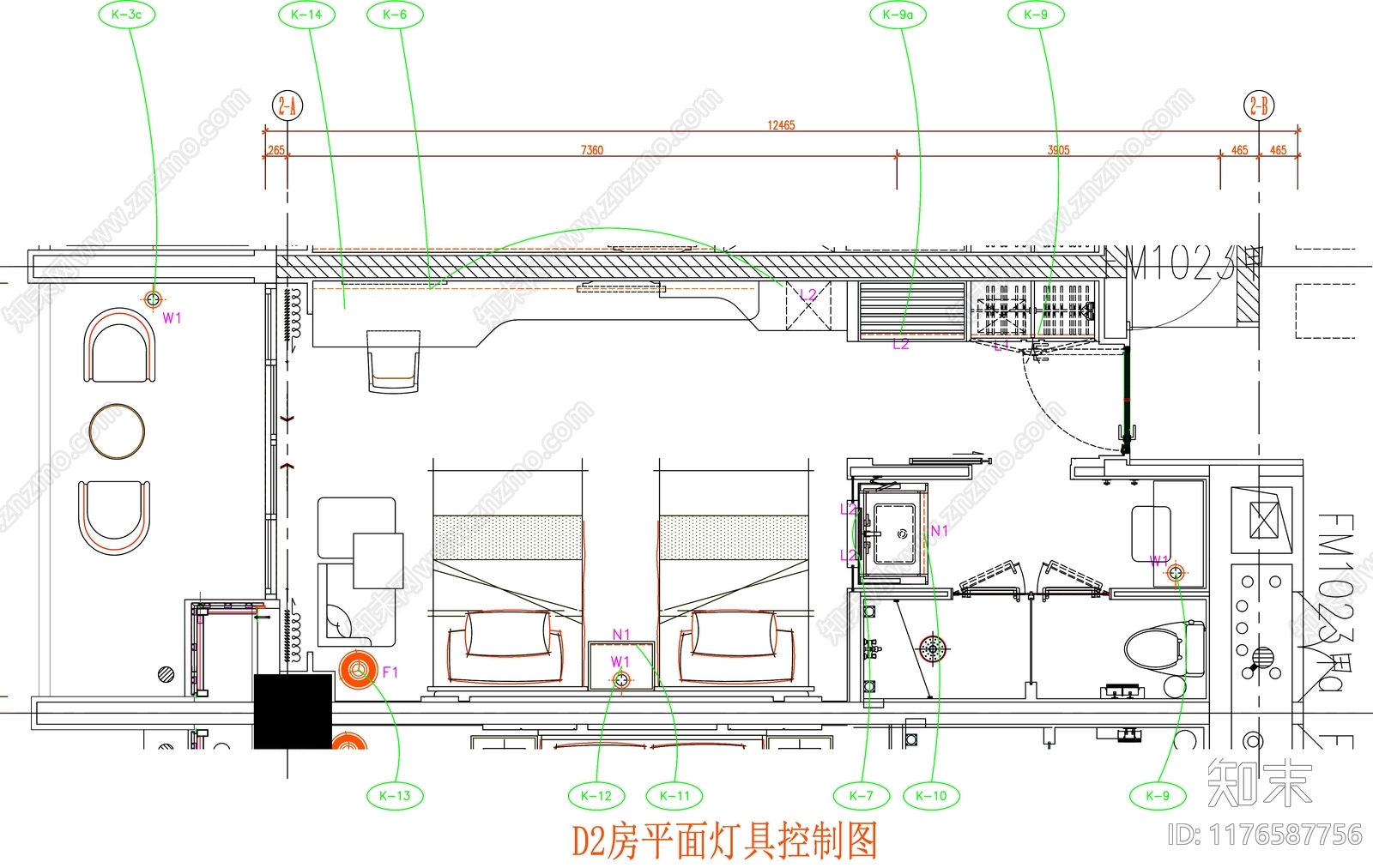 现代工装图库cad施工图下载【ID:1176587756】