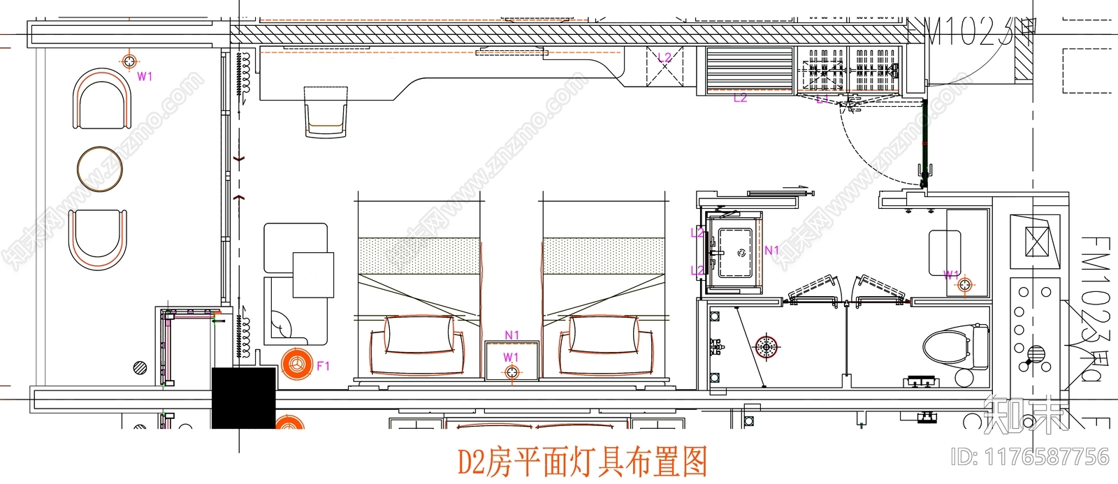 现代工装图库cad施工图下载【ID:1176587756】