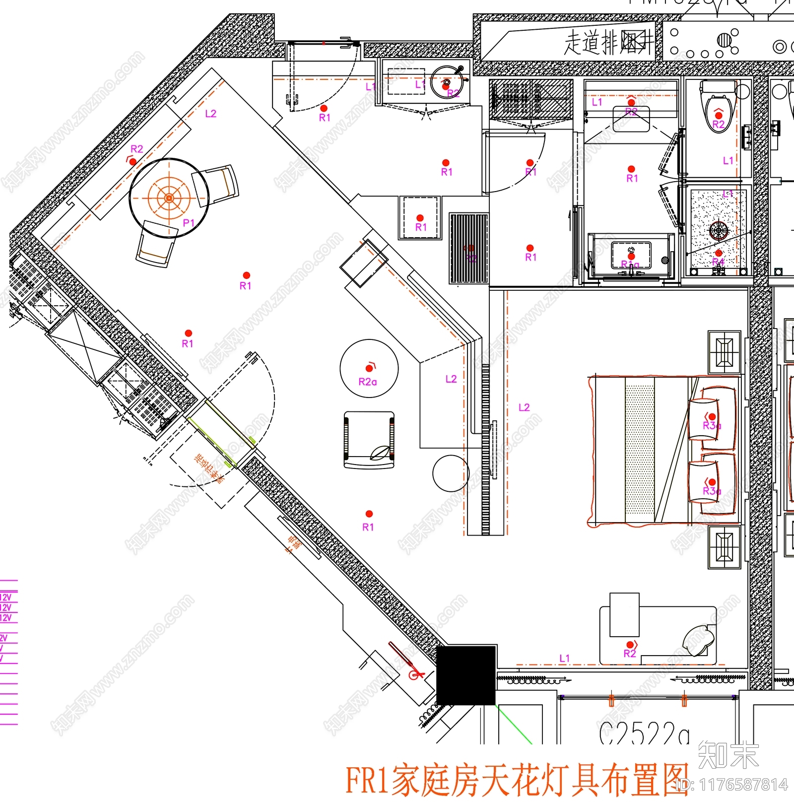 现代工装图库cad施工图下载【ID:1176587814】