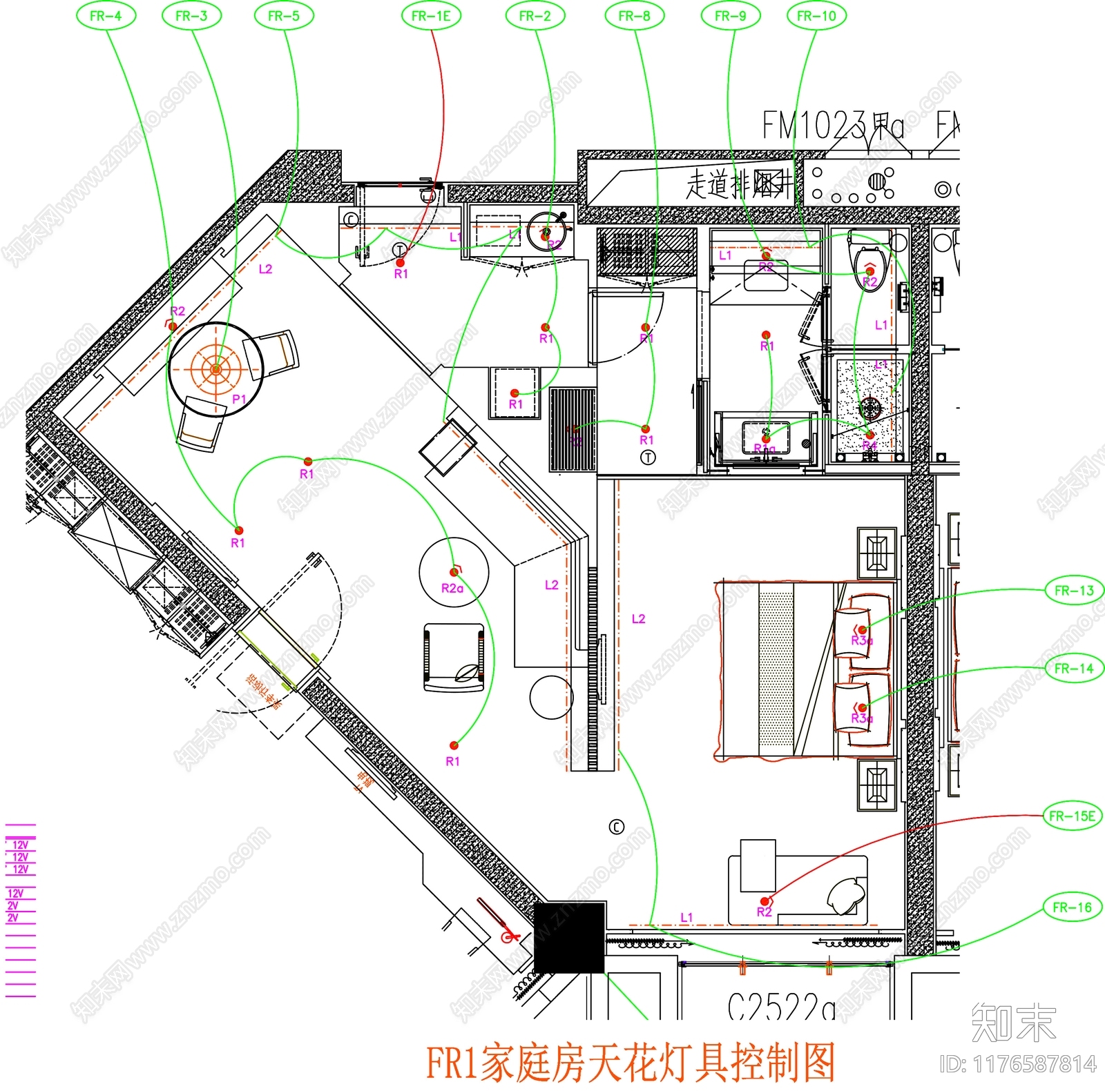 现代工装图库cad施工图下载【ID:1176587814】