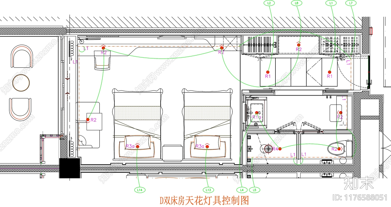 现代工装图库cad施工图下载【ID:1176588051】