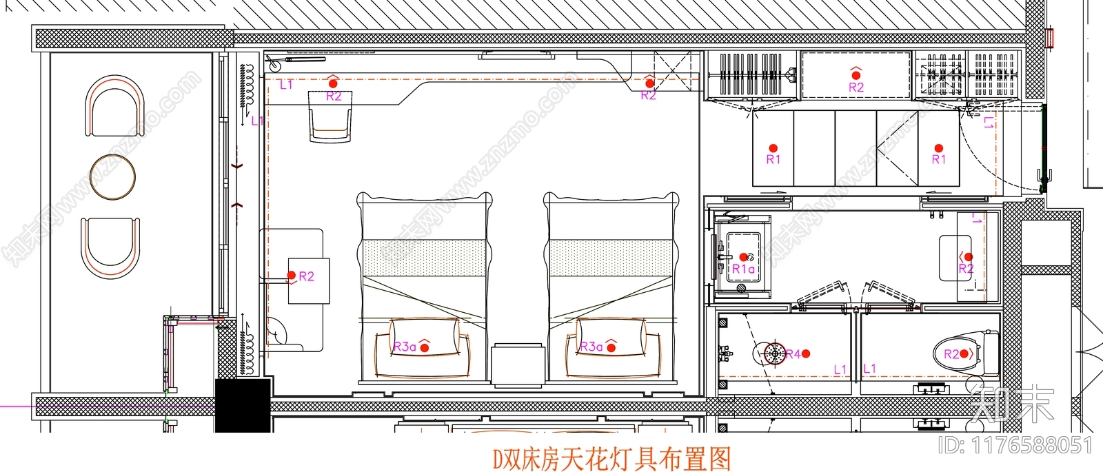 现代工装图库cad施工图下载【ID:1176588051】