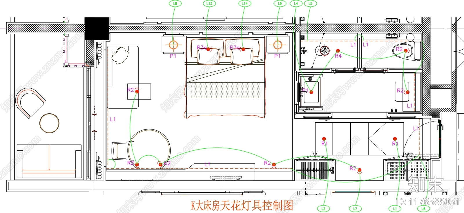 现代工装图库cad施工图下载【ID:1176588051】