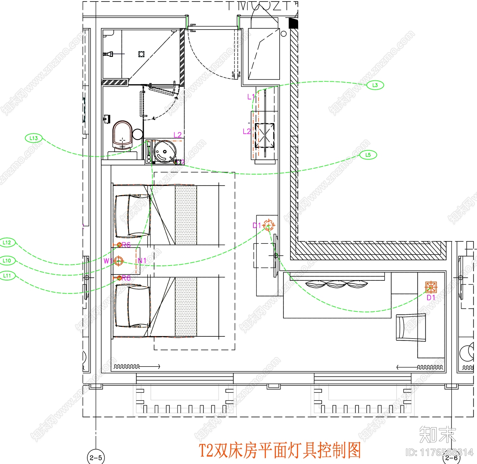 现代工装图库cad施工图下载【ID:1176588314】