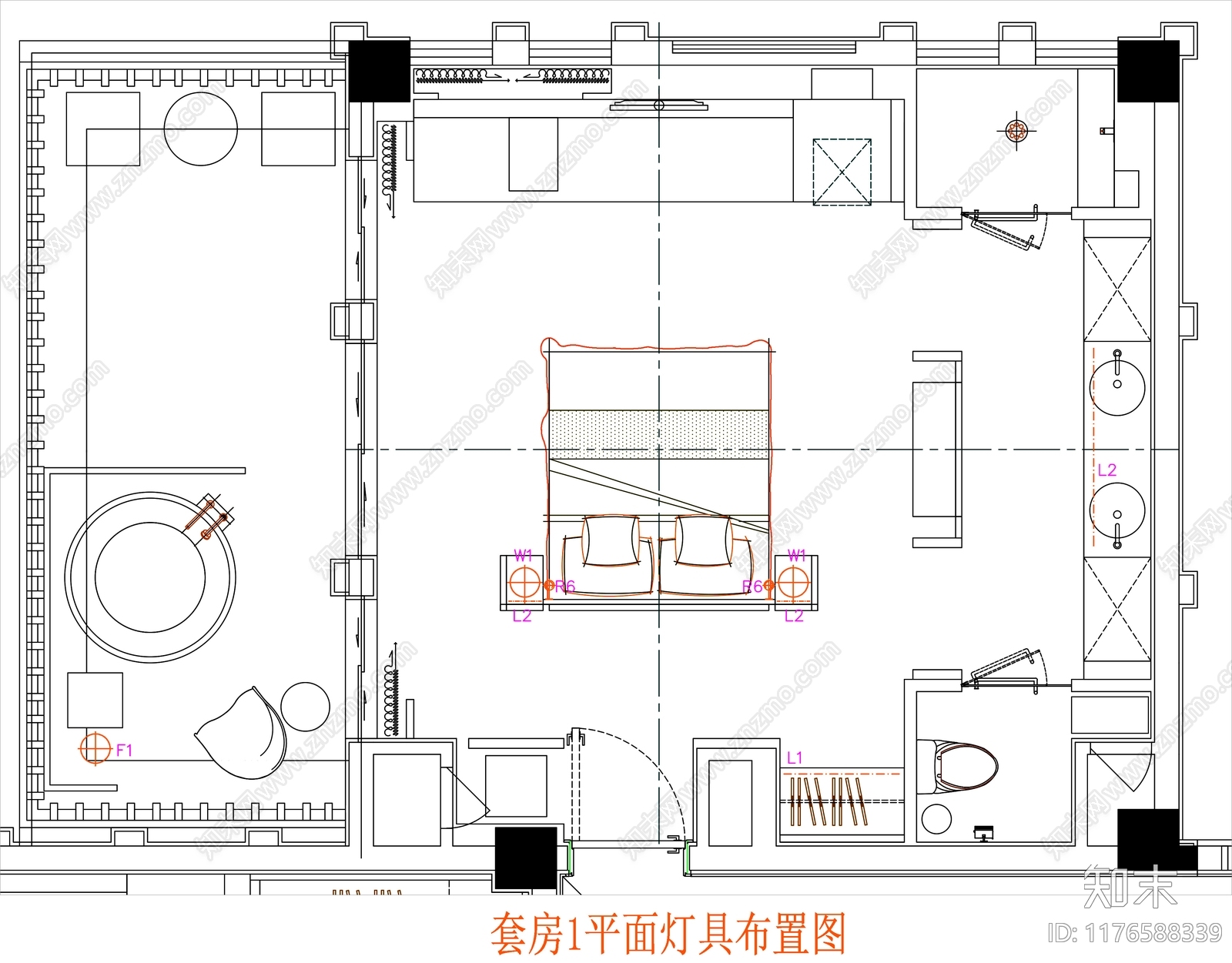 现代工装图库cad施工图下载【ID:1176588339】