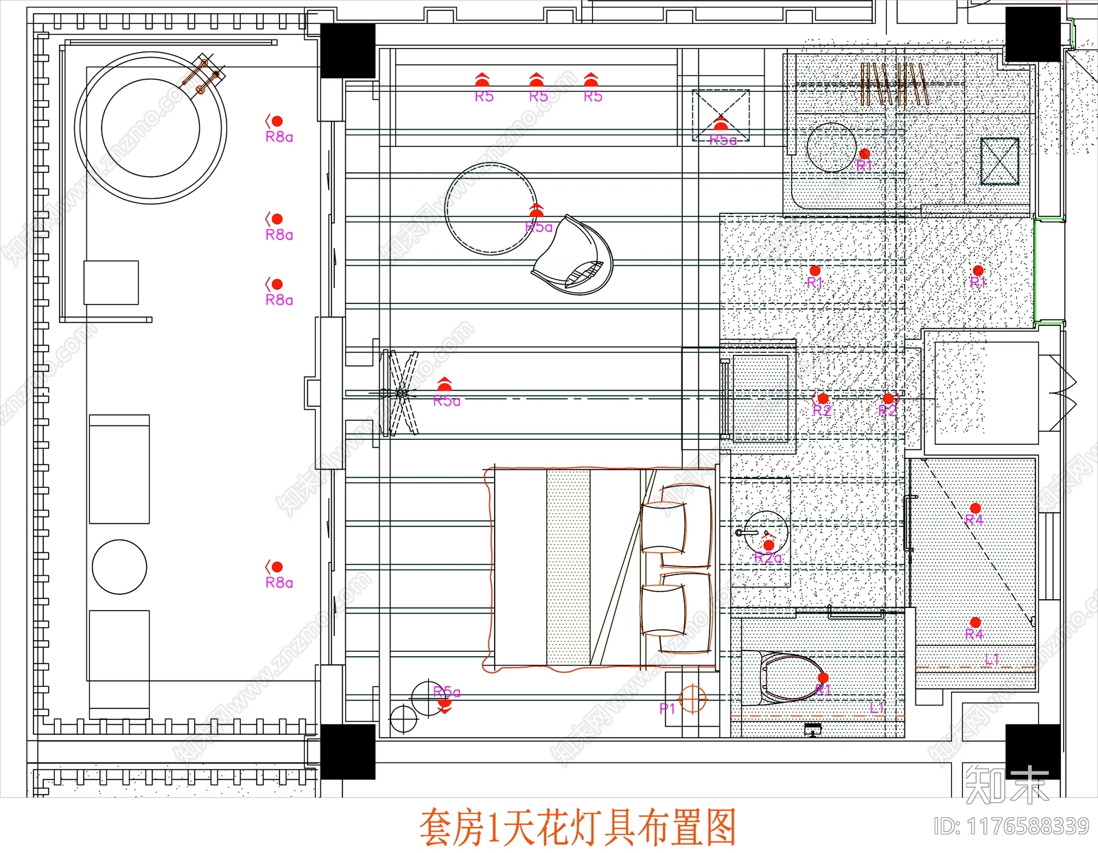 现代工装图库cad施工图下载【ID:1176588339】