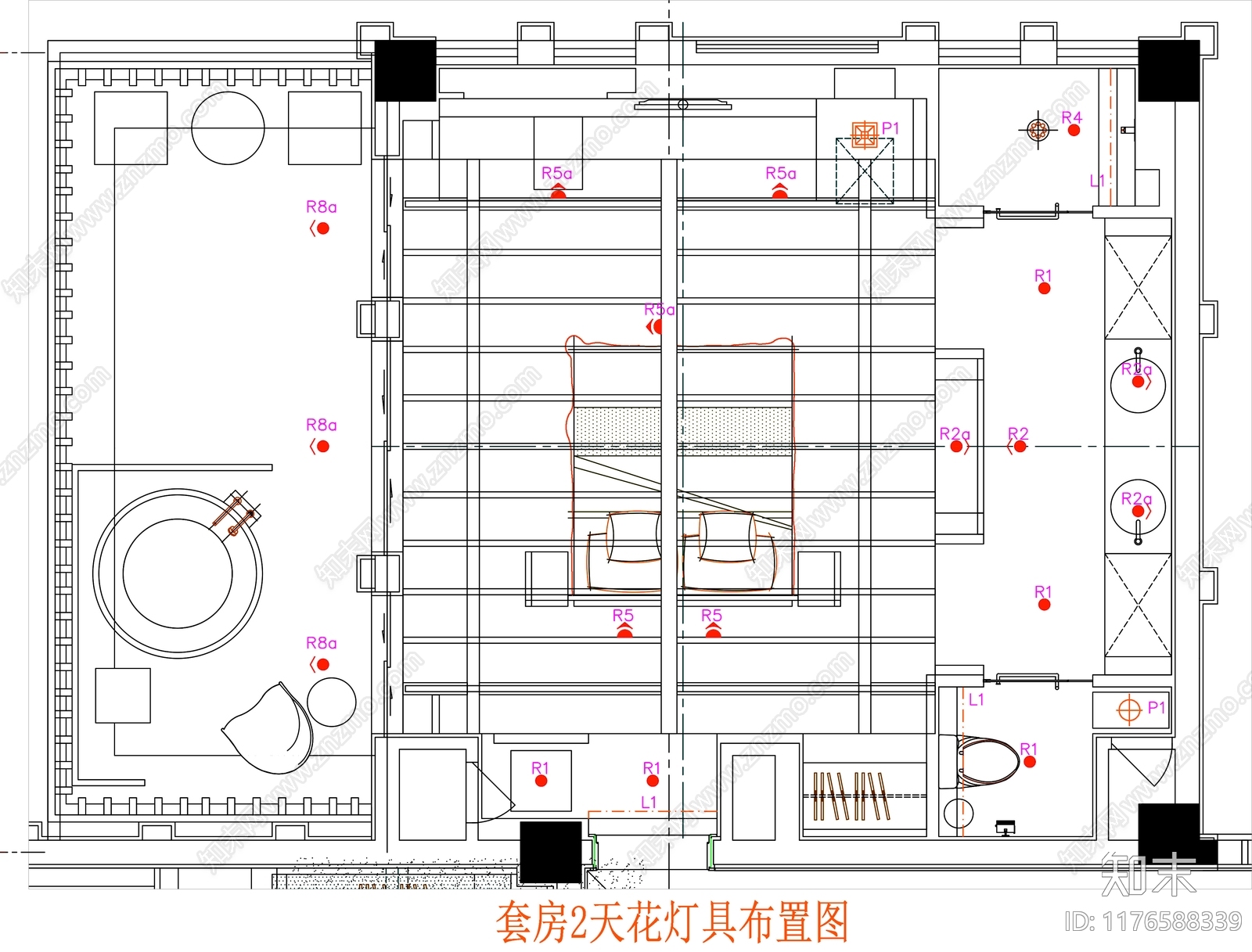 现代工装图库cad施工图下载【ID:1176588339】