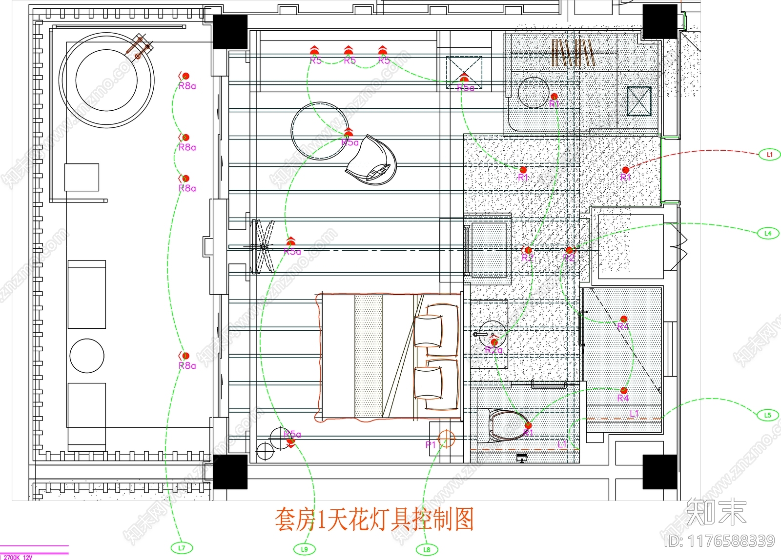 现代工装图库cad施工图下载【ID:1176588339】