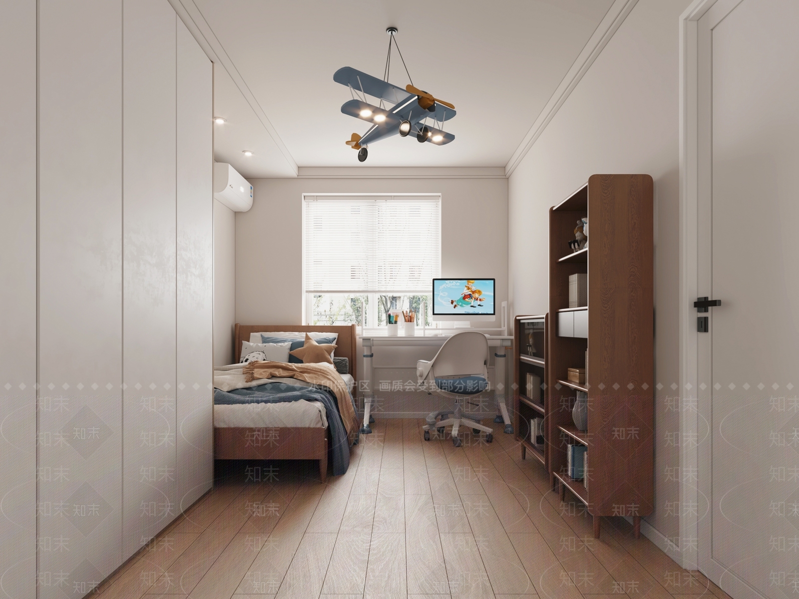 现代家居卧室3D模型下载【ID:1176604388】