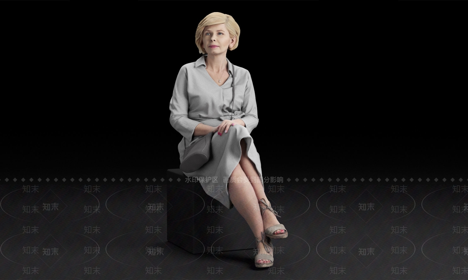 女人SU模型下载【ID:1176612825】