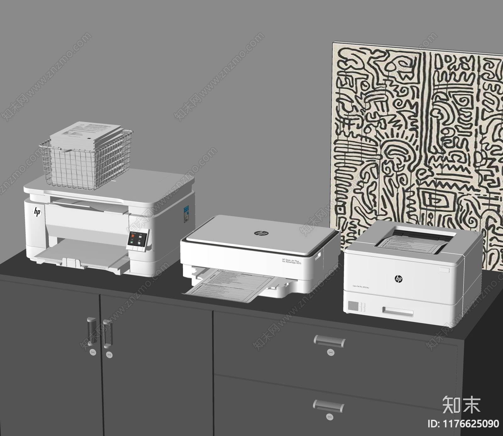 打印机SU模型下载【ID:1176625090】