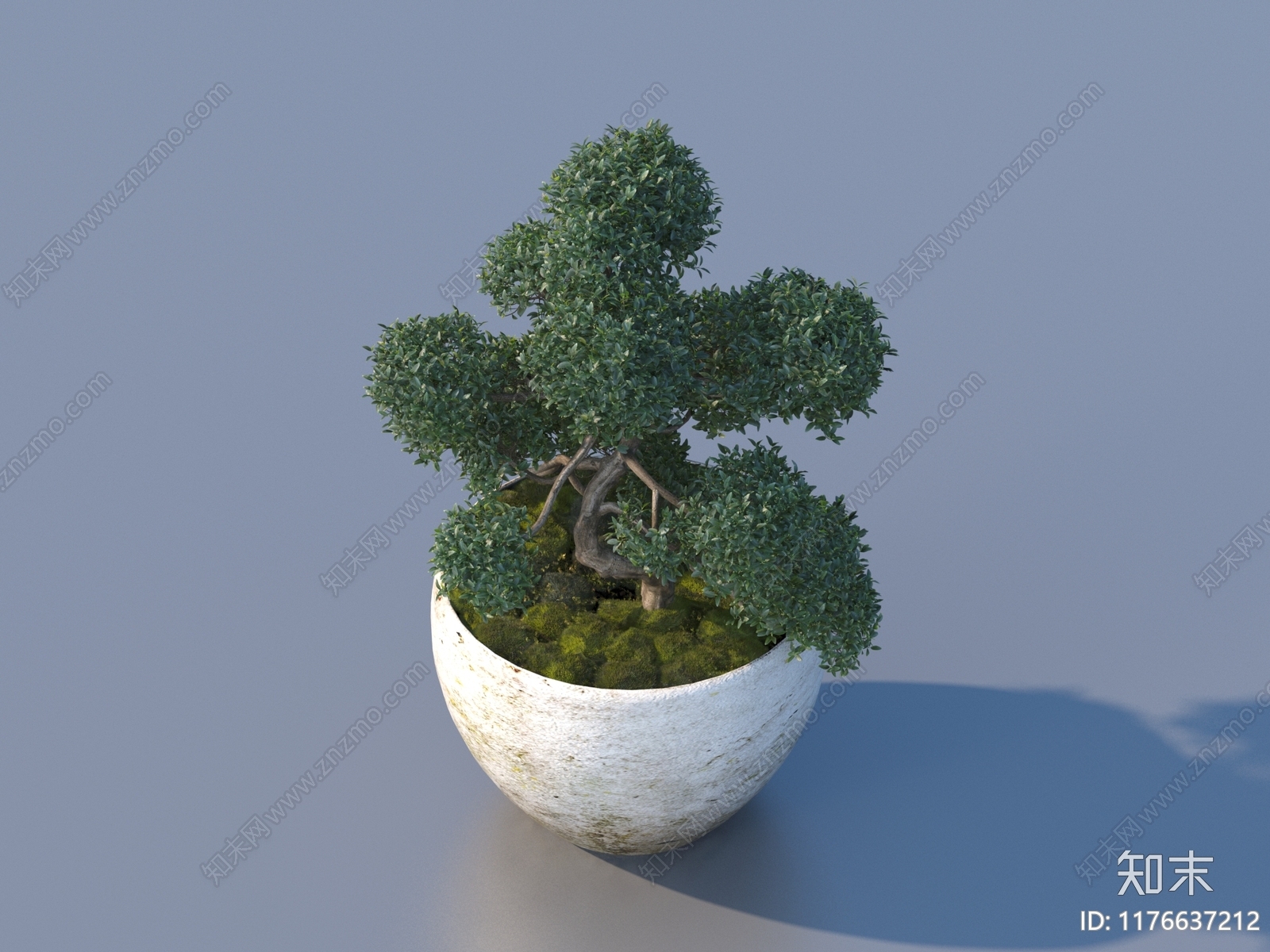 盆栽3D模型下载【ID:1176637212】