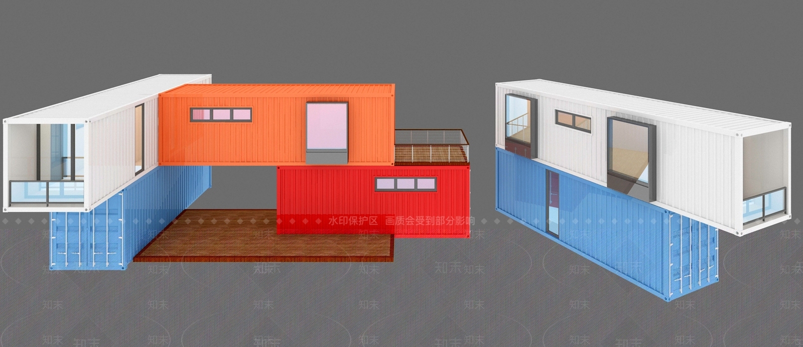 现代其他商业建筑SU模型下载【ID:1176645196】