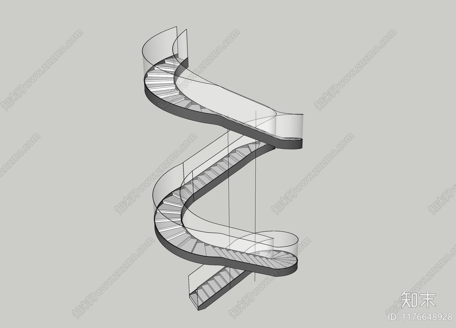 现代办公楼SU模型下载【ID:1176648928】