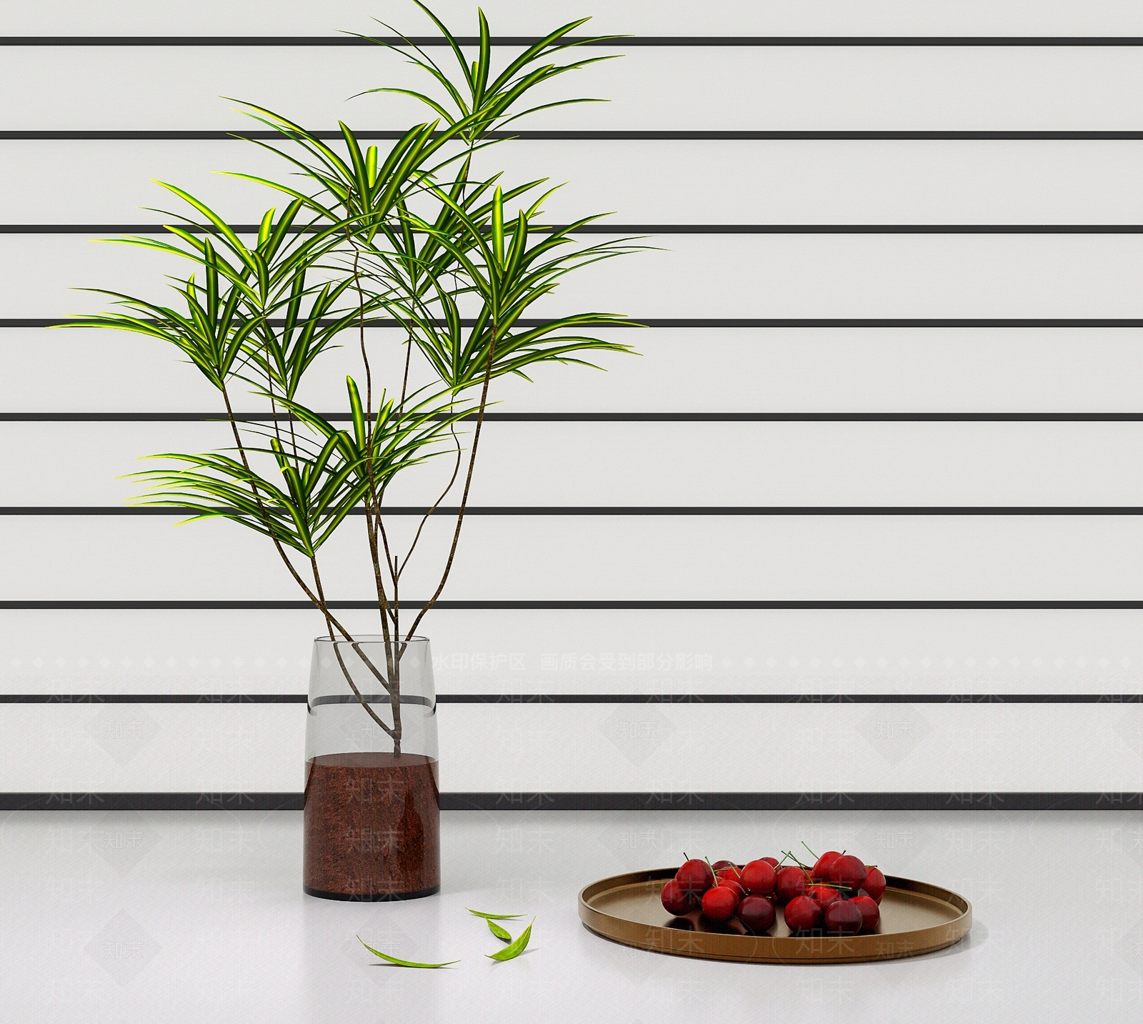 水生植物3D模型下载【ID:1176656744】