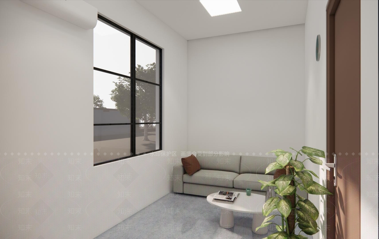 现代简约小公建SU模型下载【ID:1176657757】