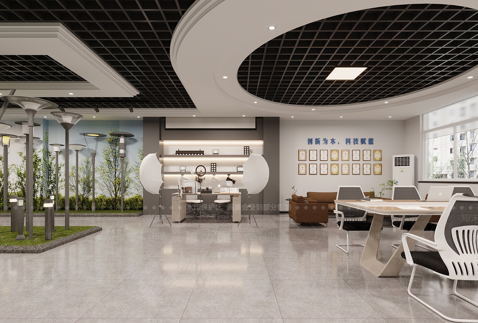现代科技展厅3D模型下载【ID:1214824808】